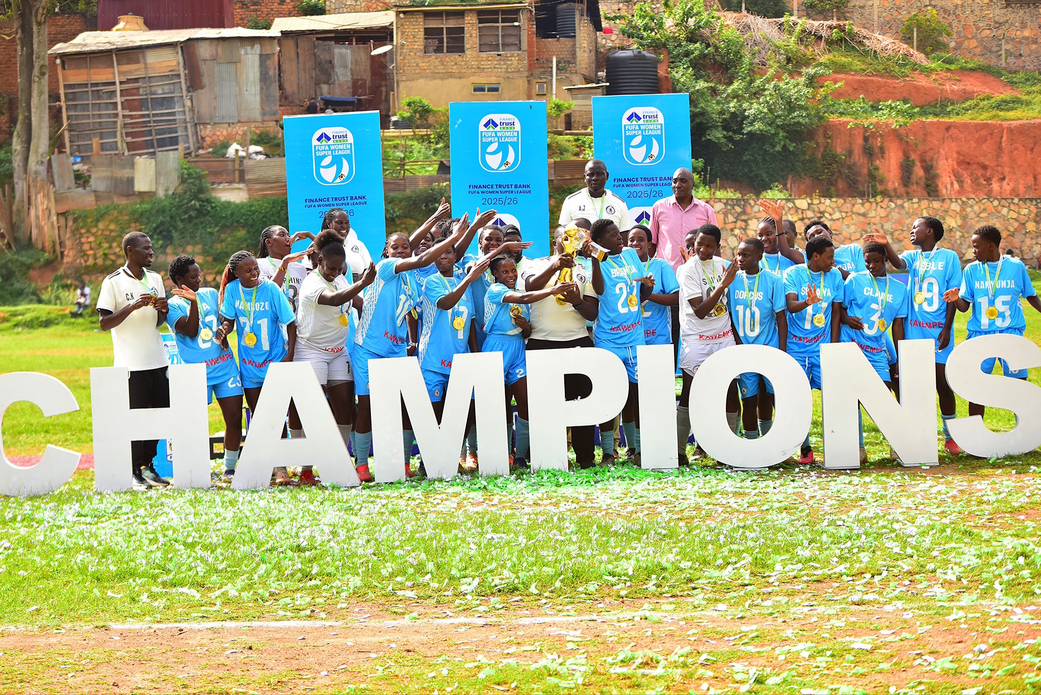 Full List of 2025/26 FUFA Women Super League Champions and Award Winners