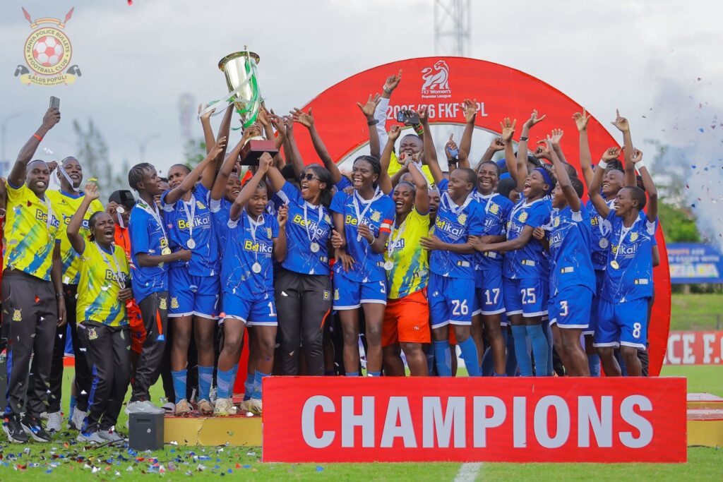 Four Crested Cranes Players Win FKF Women’s Premier League Title With Kenya Police Bullets