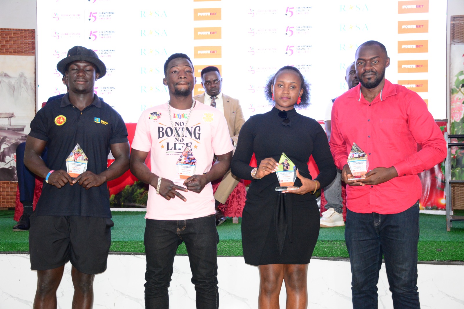 Okello Crowned, Gongodyo Honoured at ForteBet Real Stars Awards