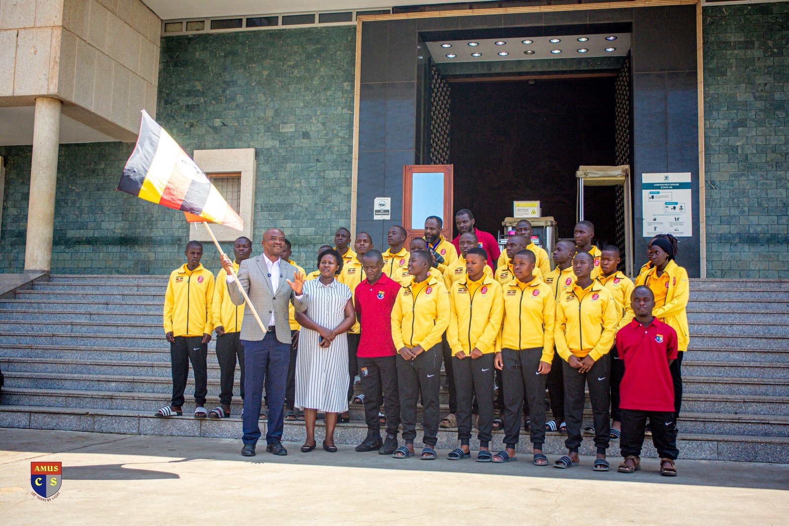 Hon. Silas Aogon Flags Off Amus College for CAF Africa Schools Championship