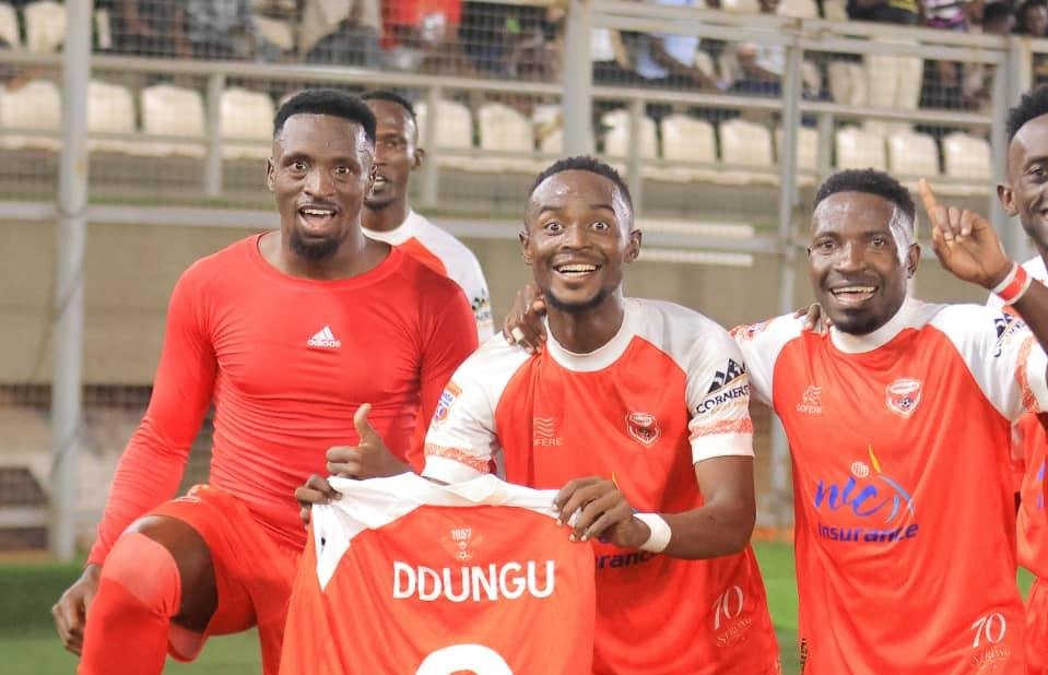 Ddungu Derrick “Rickman” Scores as Express Sink KCCA at Nakivubo