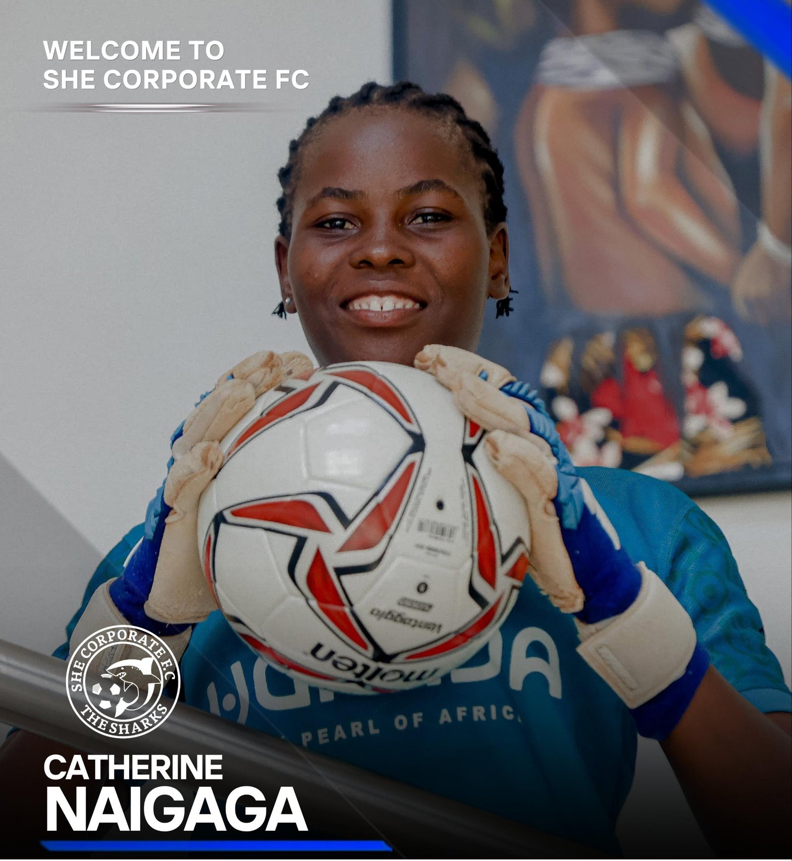 She Corporate Unveil Naigaga on Three-Year Deal